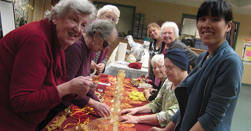 Group of Women enjoying arts and crafts