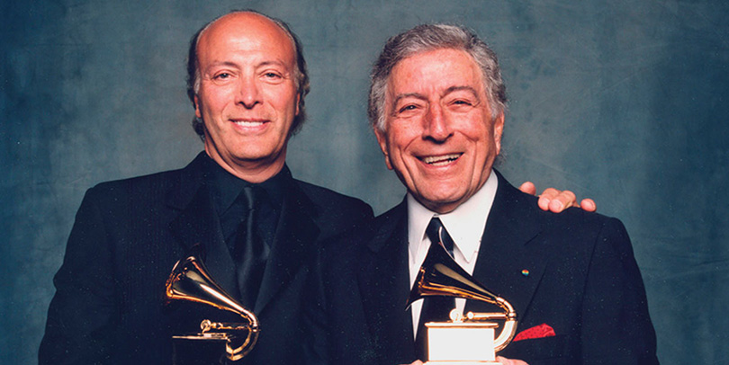 Tony Bennett and son Danny at 2007 Grammy Awards